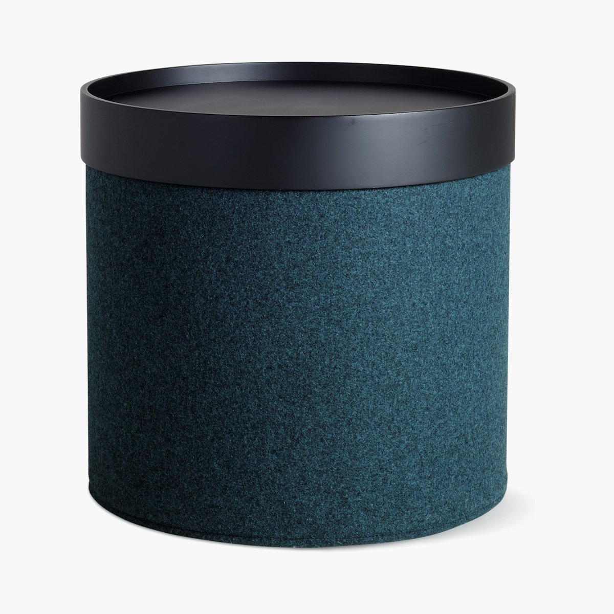 Drum Pouf Tray, High